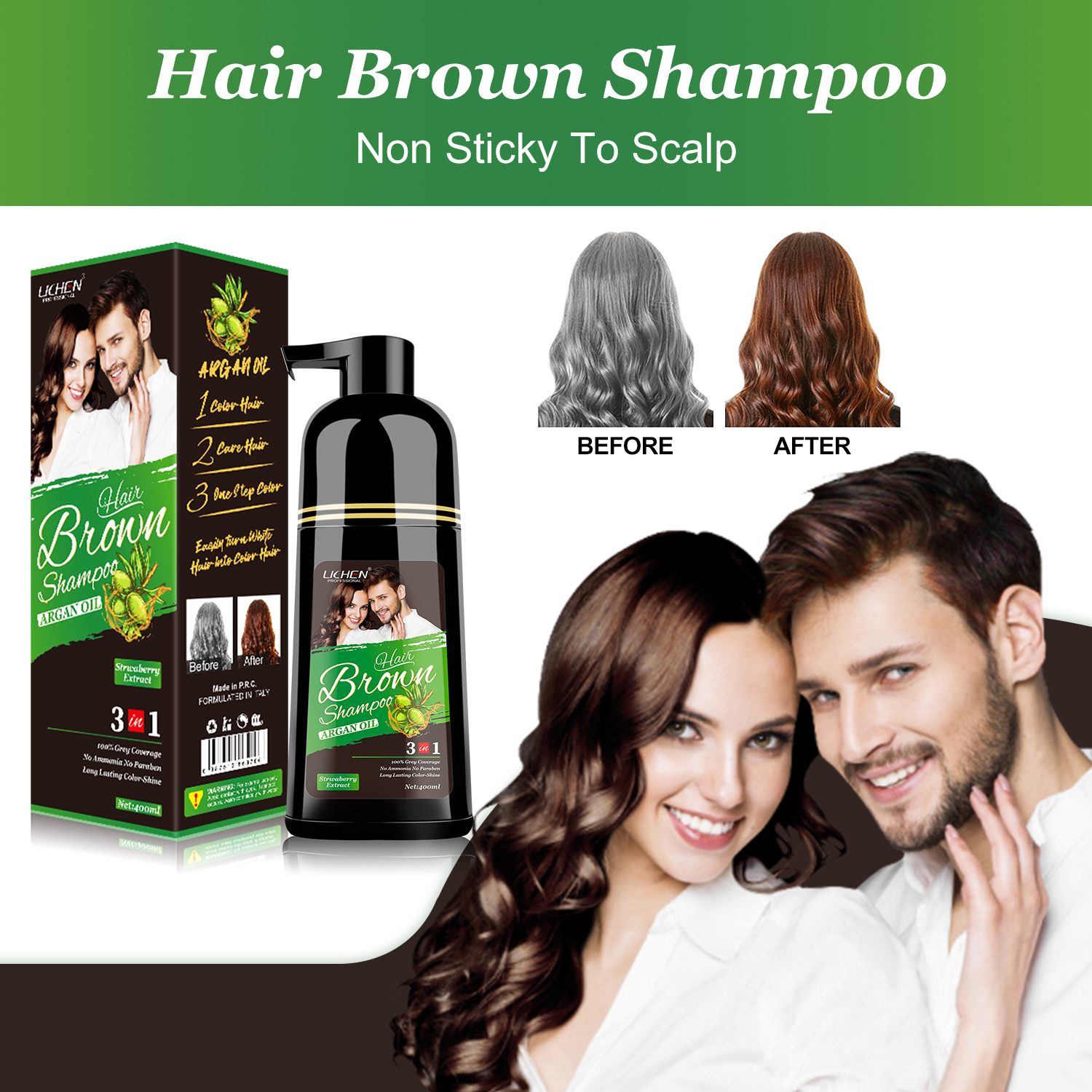 Hair dye Shampoo for Grey Hair from China manufacturer - Guangdong ...